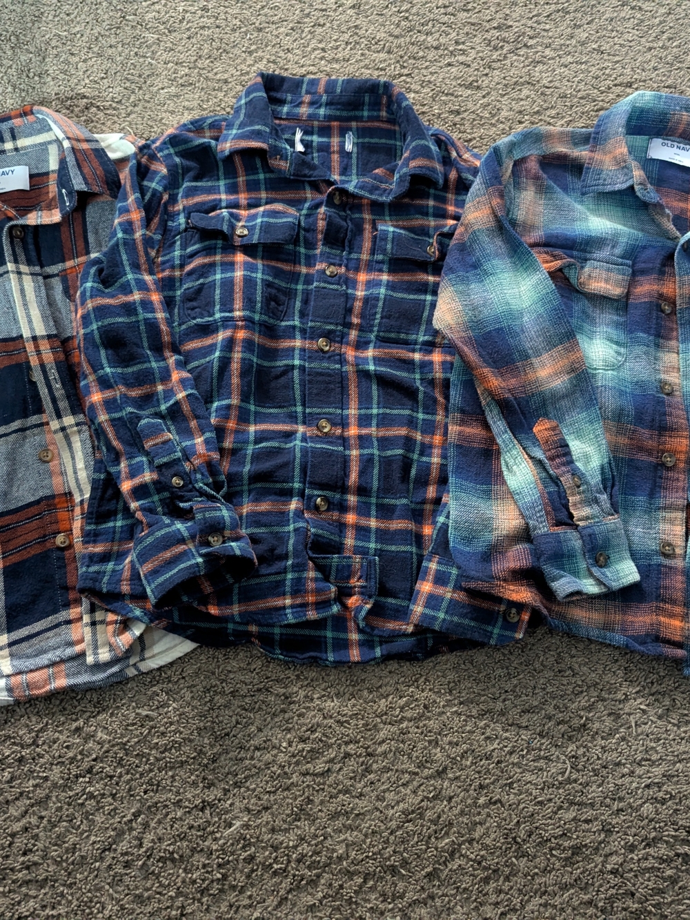Boys Old Navy size 7/8 Flannel Shirts